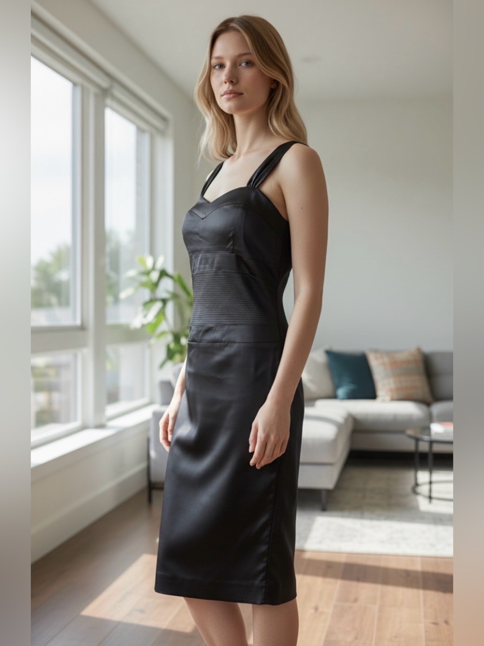 Vintage August Silk Dress